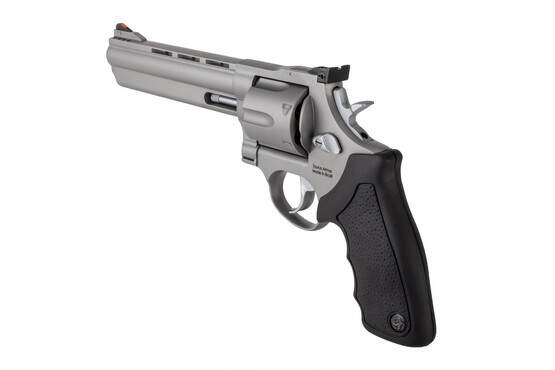 Taurus Model 44 6 Round .44 Magnum Revolver features a scope mount and black hogue rubber grip